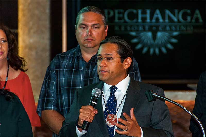 Chairman of the Pechanga tribe, Marc Macarro Tribal Chairman of the Pechanga Band of Luiseño Indians